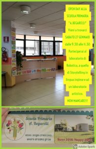 LOCANDINA OPEN DAY BEGARELLI 27-1-2018