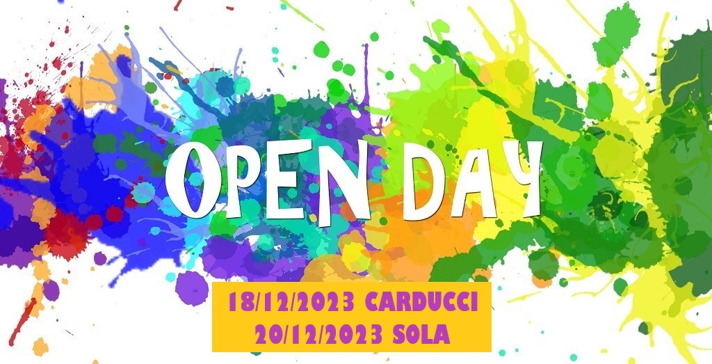Open day Scuole secondarie di 1° grado Carducci e Sola